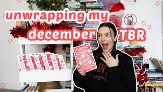 randomly unwrapping my December TBR 📖🎁 | bookmas day 1