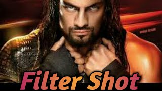 Filter shot with Roman reigns haryanvi song on wwe