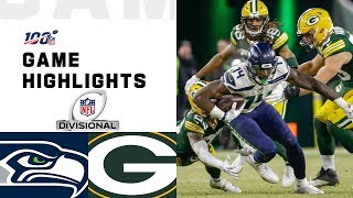 Seahawks vs. Packers Divisional Round Highlights | NFL 2019 Playoffs