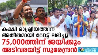 കക്ഷി രാഷ്ട്രീയത്തിന് അതീതമായി വോട്ട് ലഭിച്ചു 75,000ത്തിന് ജയിക്കും