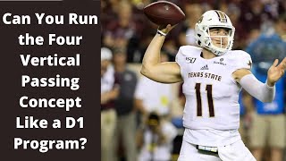 Running Four Vertical Passing Concept with Dave Marsh