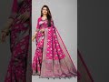 rani pink kanjivaram saree bridal saree shortsviralvideos youtubeshorts