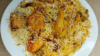 Masaledar chicken biryani with homemade spices,khany walon k hath na ruken@cuisinebylubnafaisal9471