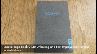 Lenovo Yoga Book C930 Unboxing and First Impressions | English