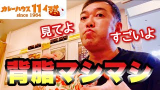 【必見！！ぎっしり背脂増しまし】肉盛りもりも、あなた次第でお気に入りを発明できる！！カレーハウス11イマサ/新宿区西新宿/飯テロ/Curry/seabura/