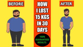 How I Transformed My Body in Just 30 Days ! My transformation journey | Weight loss transformation