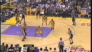 Tim Duncan (Spurs) Highlights (37pts 16reb) vs. Lakers [Game 6-'03 WCSF's]