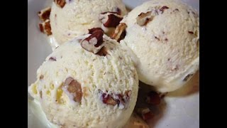 Homemade Butter Pecan Ice Cream