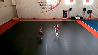 NSMD 113 Doubles Freestyle Pom Peewee Cheer Academy Naty a Ela