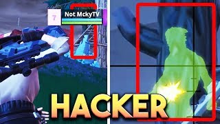 fortnite hacker in season 8 gefunden wallhack und aimbot fortnite battle - fortnite hacks season 8