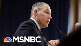 President Donald Trump's EPA Pick Has A Toxic History With Oil Companies | MSNBC