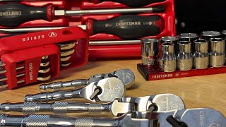 Craftsman Tools V-series Wrenches, Ratchets, Screwdrivers and Sockets Unboxing and Close Look!