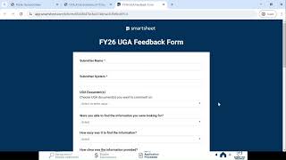 Unified Grant Application (UGA) Program Tutorial