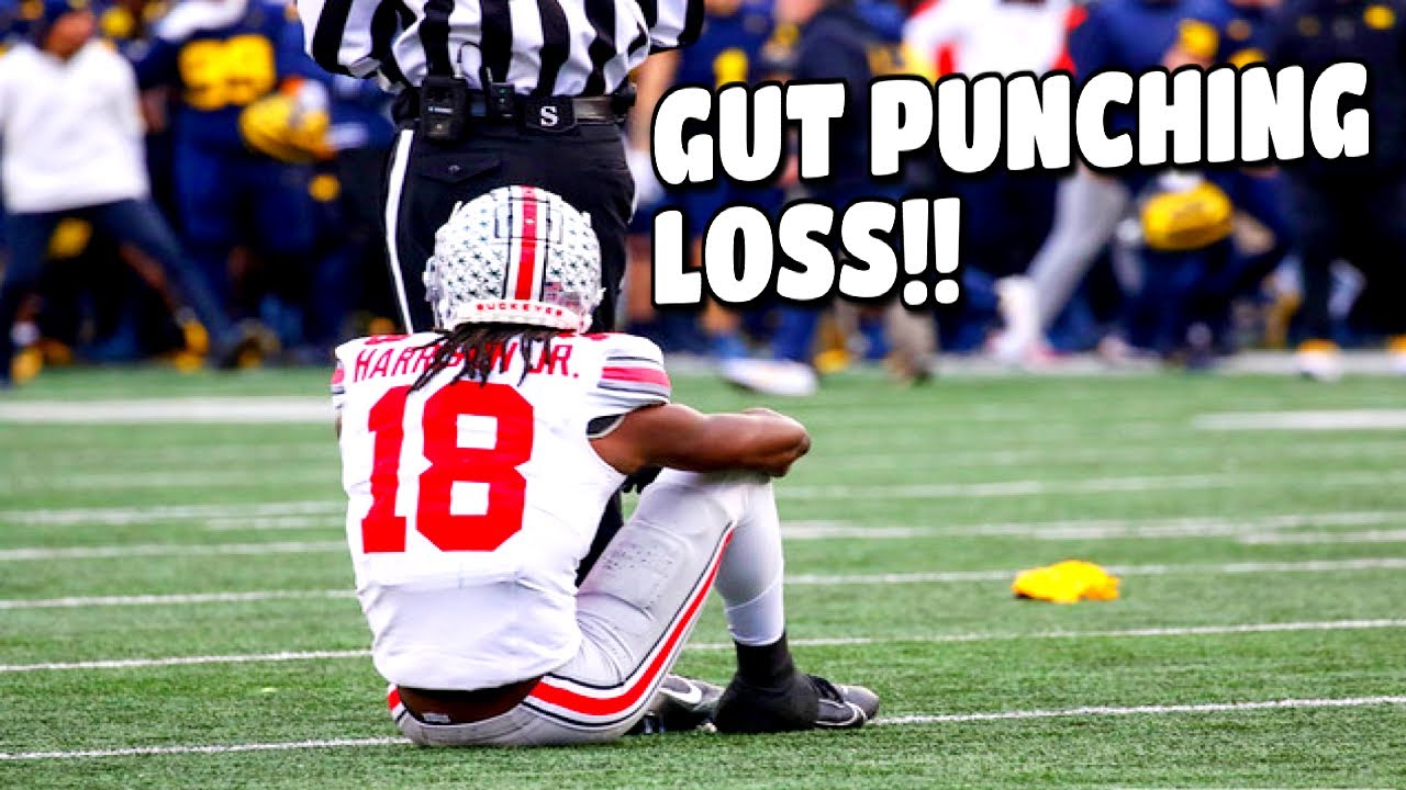 OHIO STATE VS MICHIGAN GAME REACTION.. 😥 ( *THIS JUST HURT MY SOUL ...