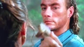 Hard Target.Van Damme knocks out snake LOL!!!!!!