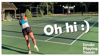 BEATEN BY A GIRL! | NTRP 3.0 (A.J.) vs NTRP 4.0 (Jo): Mixed Singles Tennis Match #1