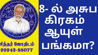 8- ம் இடத்தில்  அசுப கிரகம்  ஆயுள் பங்கமா?