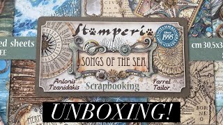 Unbox ‘Songs of the sea’ from Stamperia with me!