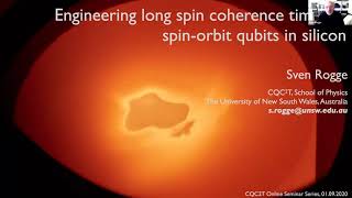 CQC2T Seminar: Engineering long spin coherence times of spin–orbit qubits in silicon.