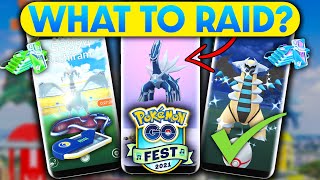 WHICH LEGENDARIES TO RAID DURING GO-FEST 2021 DAY 2 in POKEMON GO | Shiny, Pvp \u0026 Raid Attacker List!