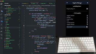 ASMR Programming - Coding Supplies app - No Talking - Python/Javascript