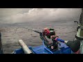 alphatackle deepimpact kaiser model t with 600mj tests field at boat seagull by team silibin tackle