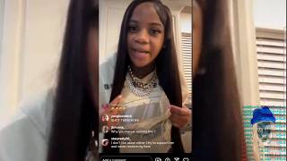 Glorilla Sister GOES OFF ON TOMMIE FOR SAYING SHE WEIRD FOR LOOKING LIKE GLORILLA WITH WIG FULL LIVE