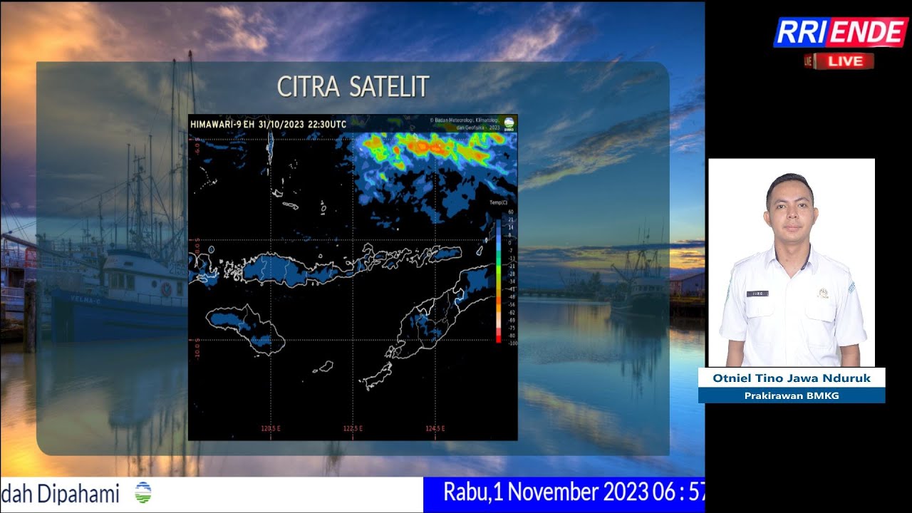 INFO CUACA MARITIM BMKG TENAU KPG 01 NOV 2023 - YouTube