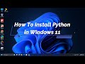 How to install Python programming software in windows 11 - Two Easy Methods of installing Python 🐍