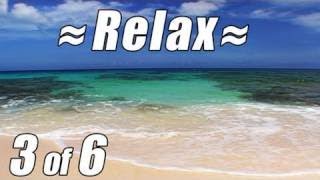 RELAX Waves Crashing on CARIBBEAN BEACH #3 Relaxing Ocean Nature Sounds for Studying No Music Noises