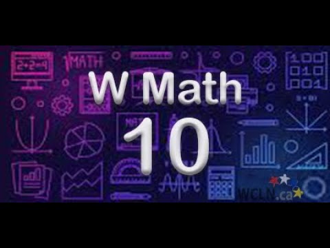 Wcln Course Intro W Math 10 Youtube