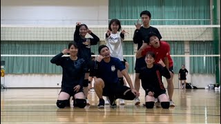 9月2日　男女混合バレー　飾磨杯　決勝リーグ　飾磨B vs飾磨A