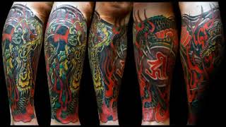 Dragon Leg Tattoo Designs For Men, Masculine Ink Design Ideas, Dragon Tattoos On Leg/Masculine #5