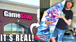 Recreating a BIG GAMESTOP Store Pokemon Cards Display! - Then Opening EVERY Pack