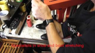 Boot Stretching - How to stretch boots.