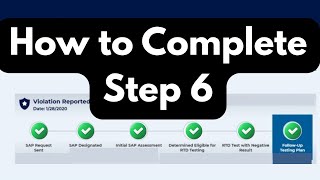 Follow Up Testing in DOT SAP | FMCSA Clearinghouse Step 6