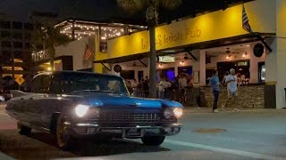 Jacksonville Beach Streets At Night