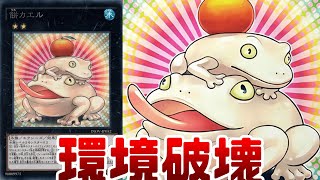 【遊戯王】新規テーマによってぶっ壊れてしまったカード「餅カエル」【ボイスロイド解説】