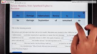 01.21. Unit 1 : Lesson 2 - Nelson Mandela, from Apartheid Fighter to President (Exercise - 1) [HSC]