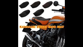 C.C.RIDER Kawasaki Z900RS ERGO Seat Genuine Z900RS Cafe 2 Up seat Fit Reduced Reach Seat