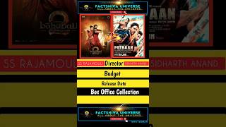 Pathaan 🆚 Bahubali 2 | Box Office Collection | Bollywood News #shorts