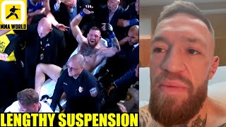 Conor McGregor has been medically suspended until 2022 after UFC 264 loss to Dustin Poirier, Khabib