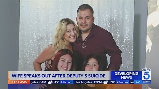 Wife of L.A. County sheriff's deputy who died by suicide files claim against department