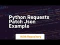 python requests patch json example