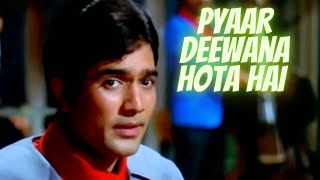 Pyar Deewana Hota Hai [Full Video Song] (HD) With Lyrics - Kati Patang
