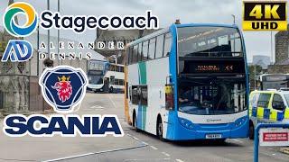 [Stagecoach East Scotland: 33 Dunfermline to Kirkaldy via Halbeath \u0026 Lochgelly] E400 Scania N230UD