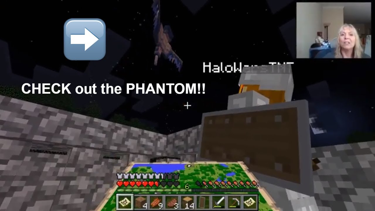 Phantom MOB B-Minecraft Realm-Java-Halo And Girl Gamer - YouTube