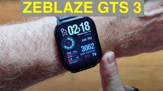 ZEBLAZE GTS 3 Apple Watch Shaped BT Call Always-On 2.03” Screen IP68 Smartwatch: Unboxing \u0026 1st Look