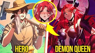 He is Just a Simple Farmer But a Demon Queen Falls in Love With Him Part 1+2 | Manhwa Recap