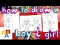 How To Draw A Boy And A Girl